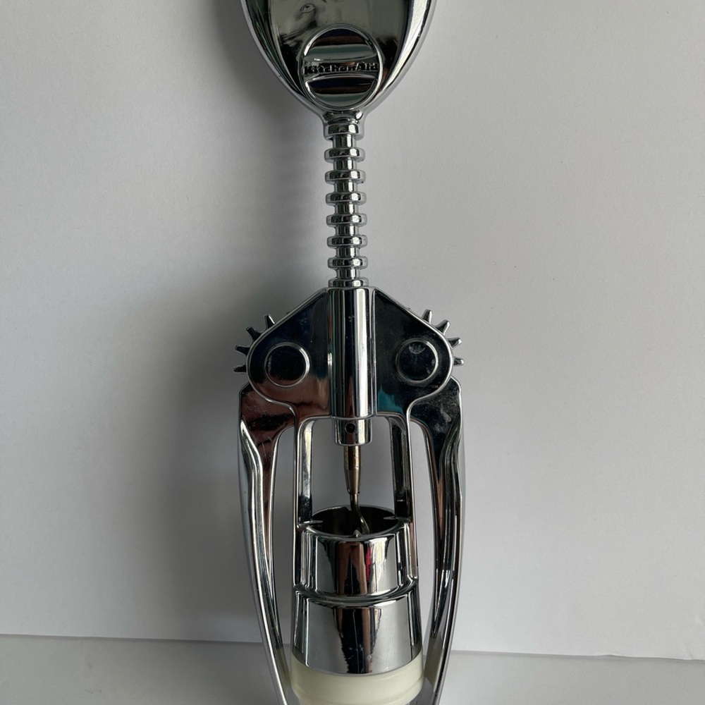 Kitchen Aid Winged Stainless Steel CorkScrew Wine Bottle Opener Dishwasher Safe